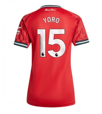 Manchester United Leny Yoro #15 Hemmatröja Dam 2025-26 Kortärmad